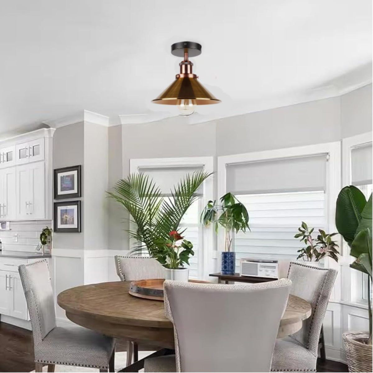 farmhouse rustic ceiling semi