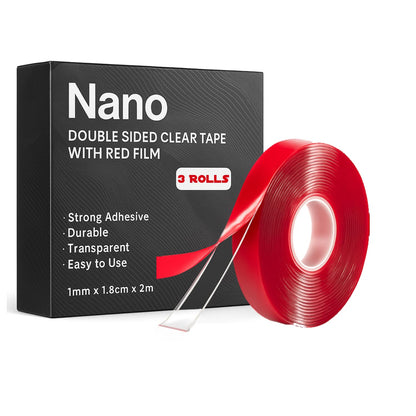 Shop our heavy-duty double-sided nano tape. Strong hold, washable, and residue-free for any surface.