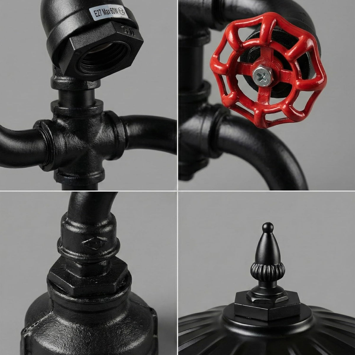 steampunk table light lamp