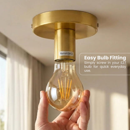 semi ceiling retro lamp room