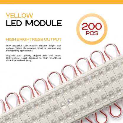 100pcs Injection LED Module for Signs 1.5W DC12V~4104
