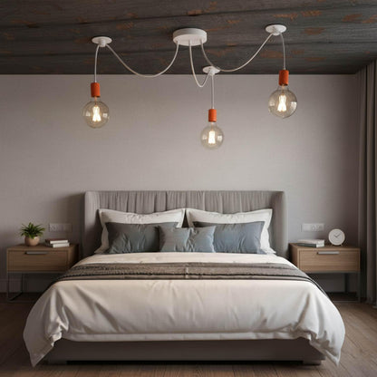 3 Head Industrial Spider Pendant Light~4098