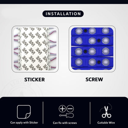 12V 1.5W LED Module Light IP65 Waterproof 10/20 Pcs~4148