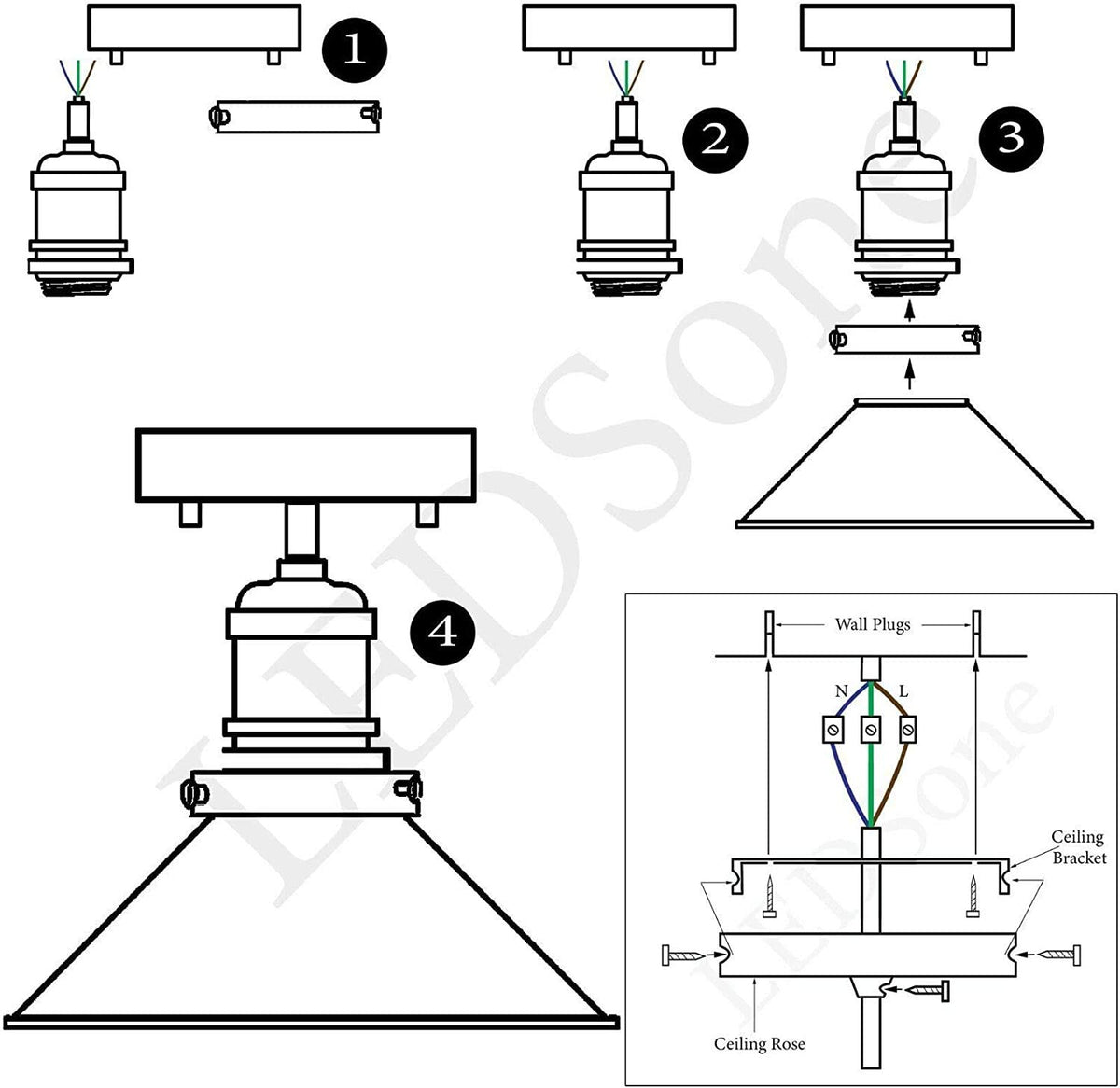 bedroom ceiling light bulb