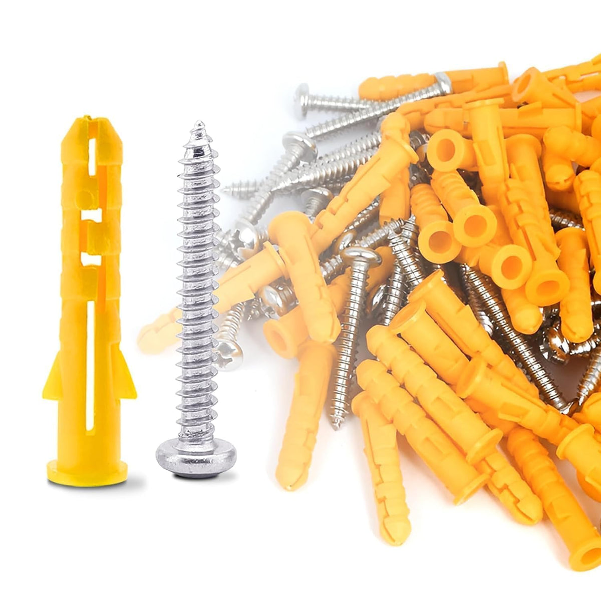 plastic wall plugs and screws