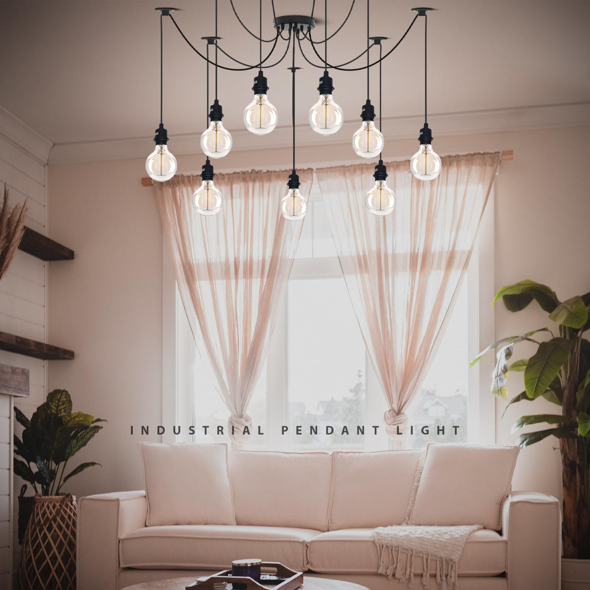 Spider Pendant Chandelier DIY Ceiling Light~4107