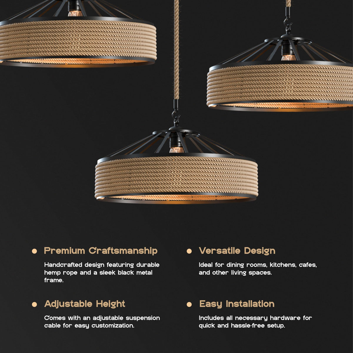 country style pendant light