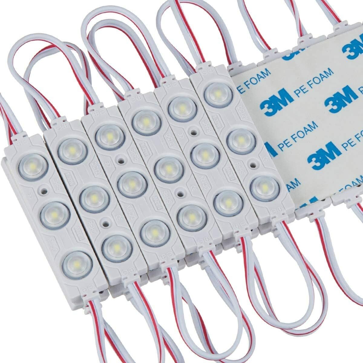 12V IP65 Waterproof LED Module 1.5W 12V Light 100/200 Pack.~4149