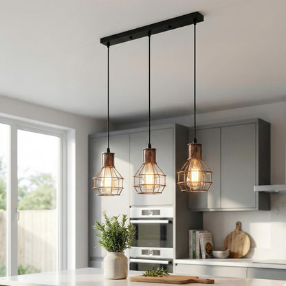 black shade lampshade ceiling
