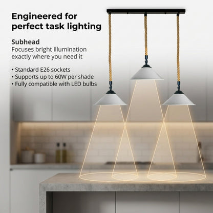 3 Way Pendant Light~4060