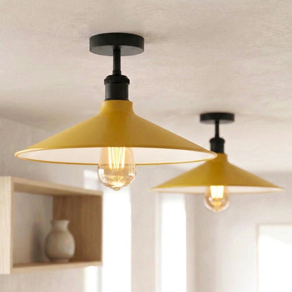 2 Pack Modern Flush Mount Ceiling Light Fixture~4091