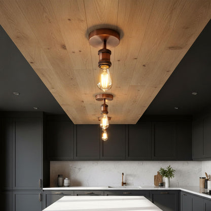 retro flush ceiling lamp table