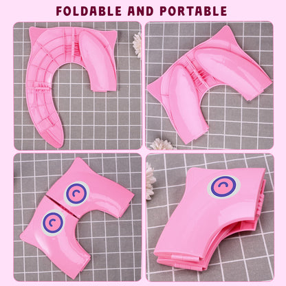 Folding Travel Toilet Trainer Seat 
