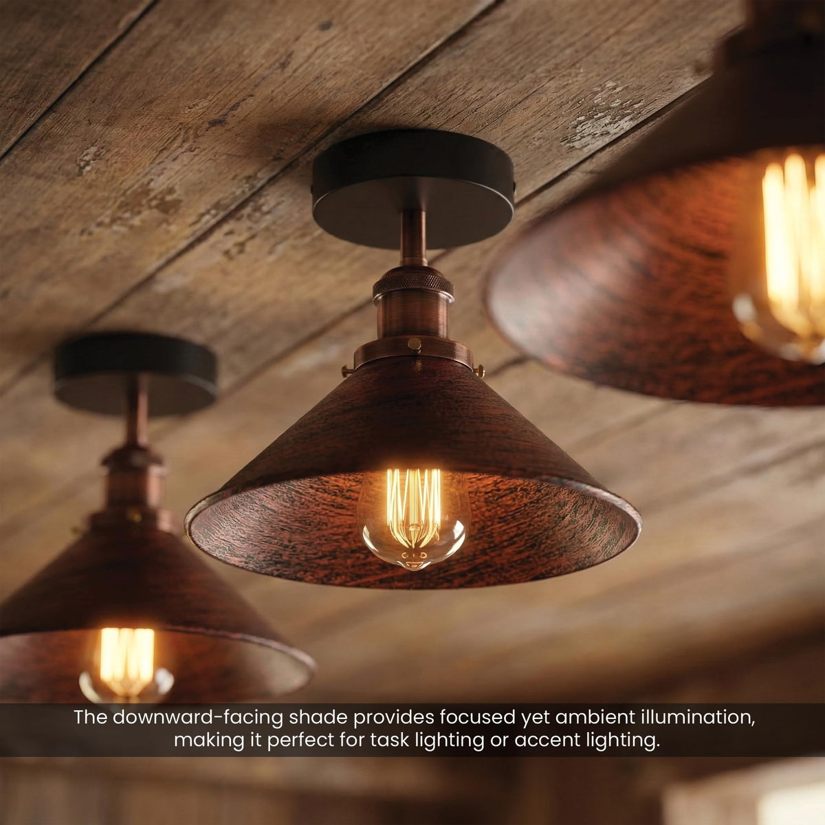 chrome ceiling rose lamp shade