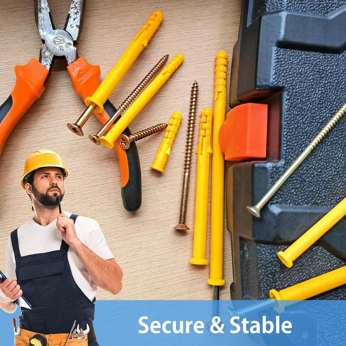 masonry wall plugs and screws