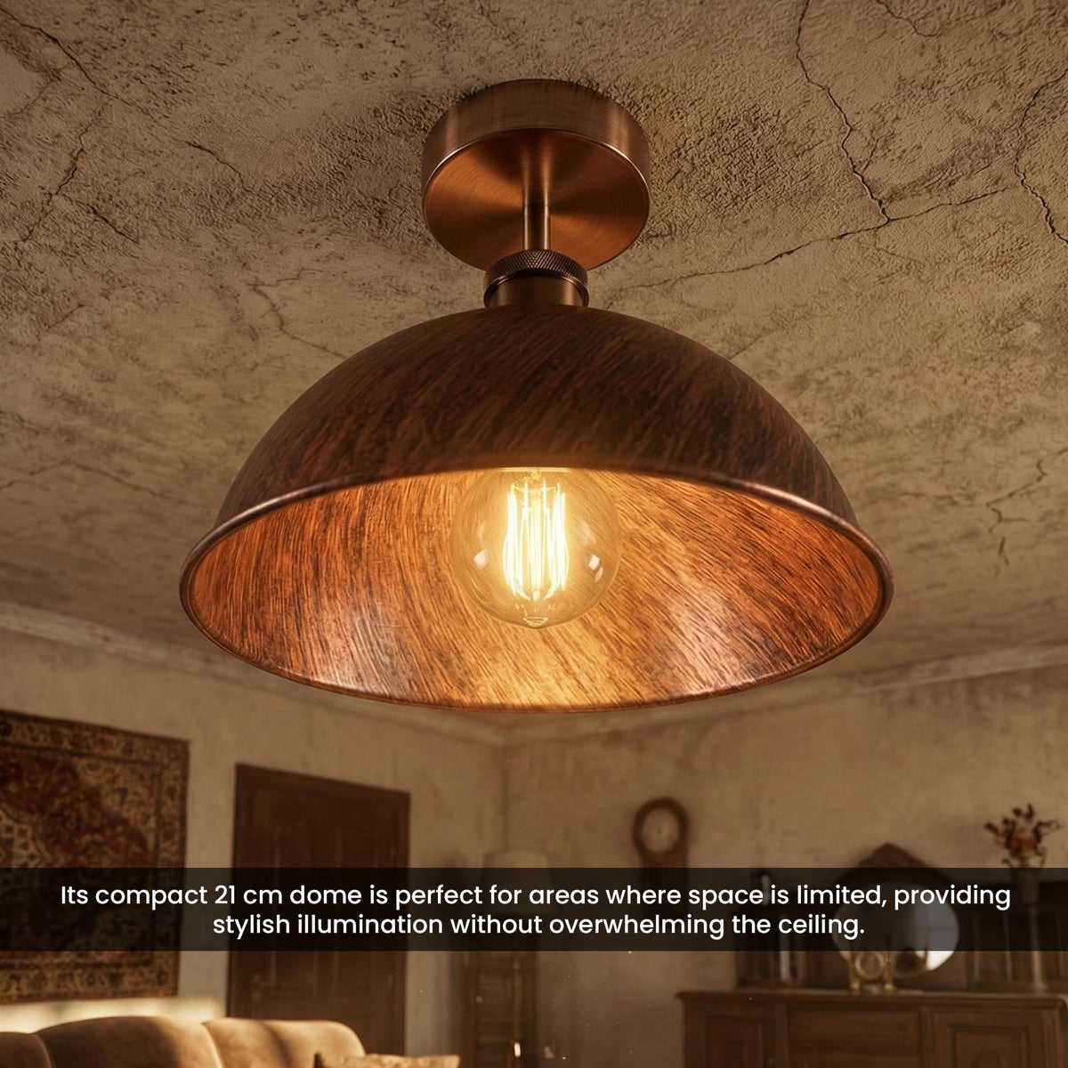 Vintage Ceiling Light Metal shade Pendant Lighting~4075