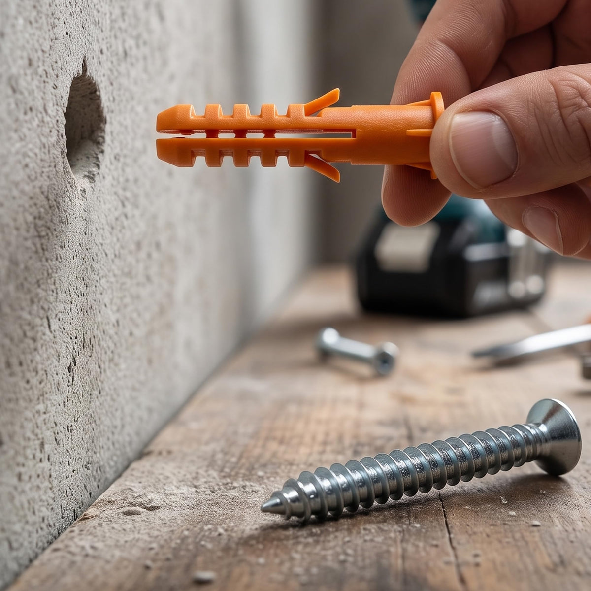 Wall Plugs and Screws Set Wall Anchors~4051