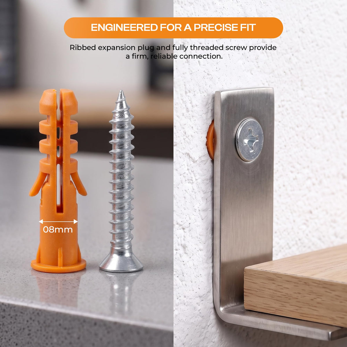 Wall Plugs and Screws Set Wall Anchors~4051