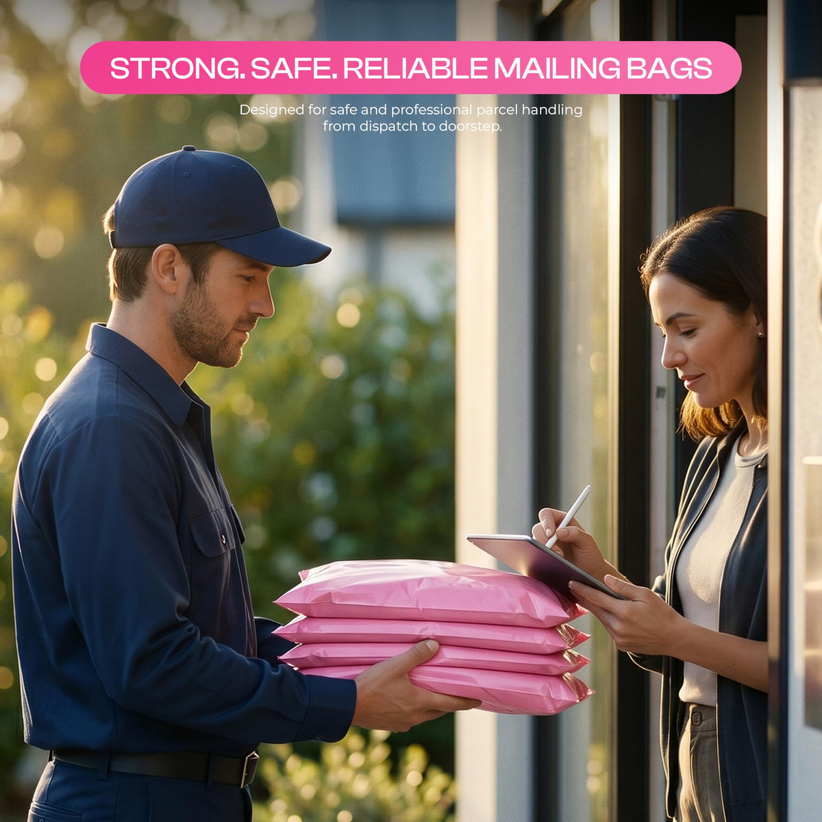 60 Mixed Size Plastic Self Seal Mail Postage Bags ~4074