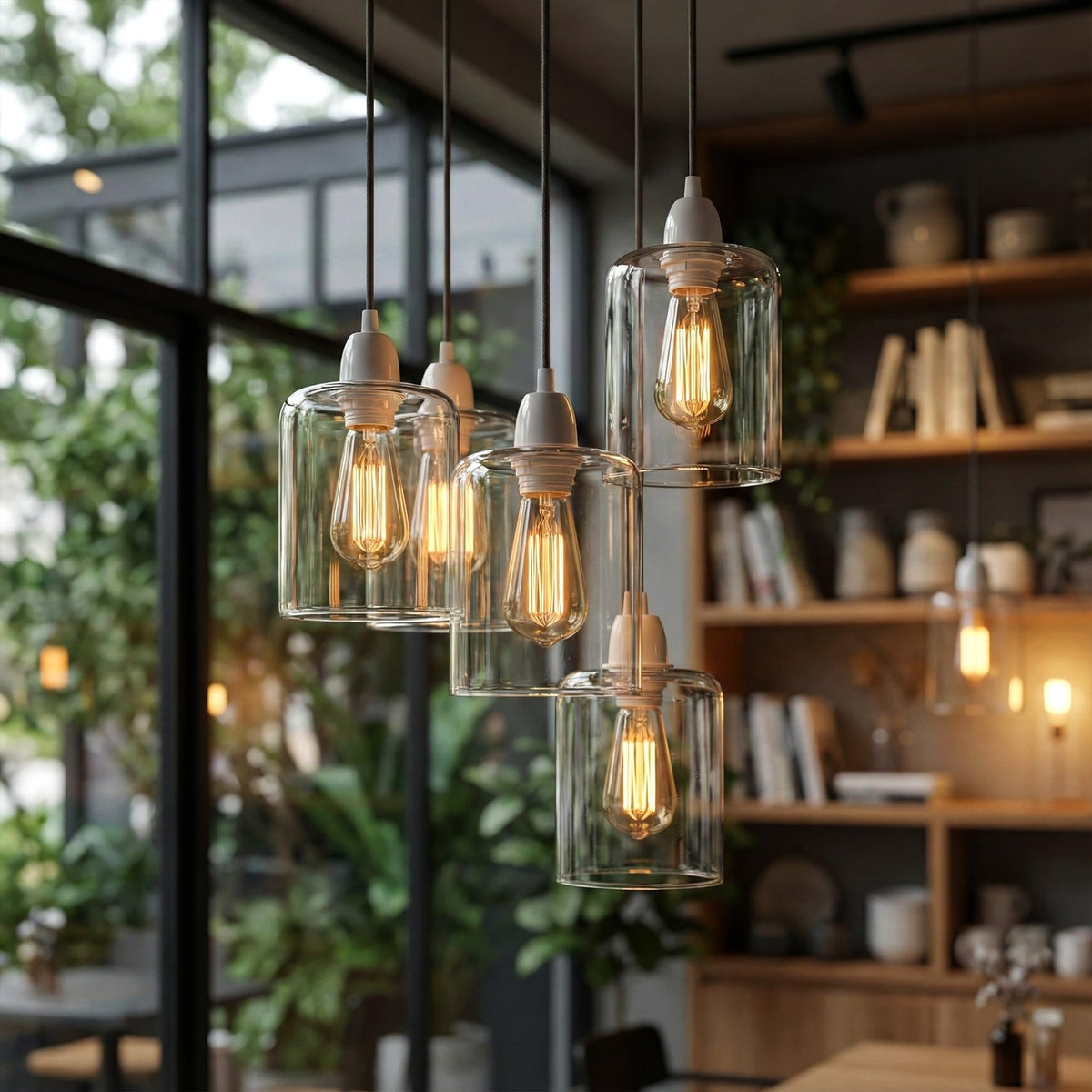 Glass Lamp Shade | Modern Ceiling Pendant Shade~4115