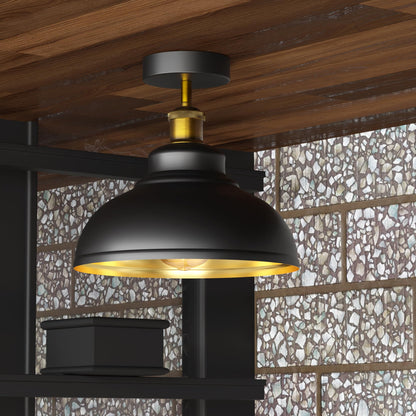Industrial Modern Semi Flush Mount Ceiling Light~4064