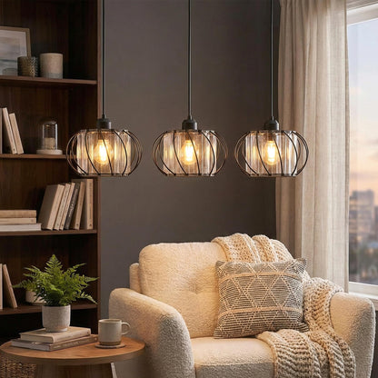 3 head hanging lamp lighting