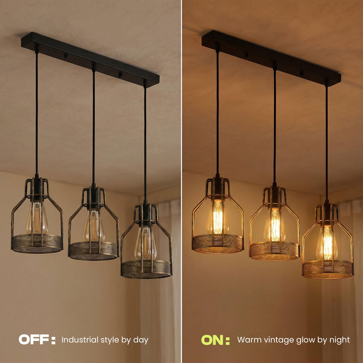 retro cone shaped ceiling lamp