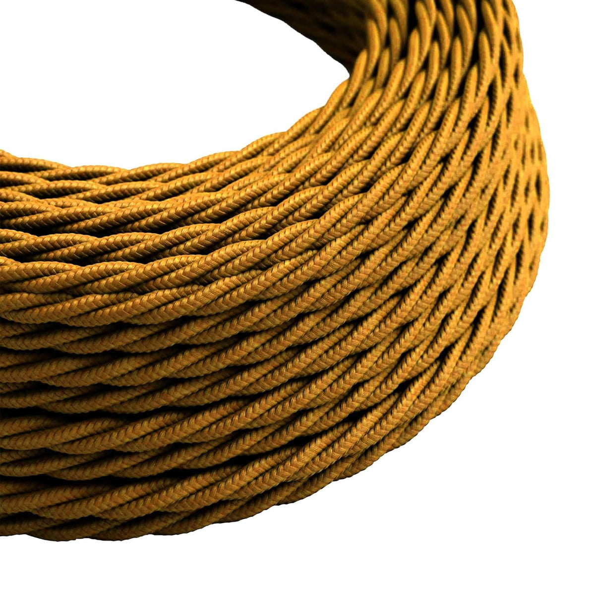 5m / 16.4ft 3 Core Electrical Cable Braided Cable LEDSone~4073