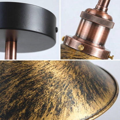 yellow brass vintage lamp
