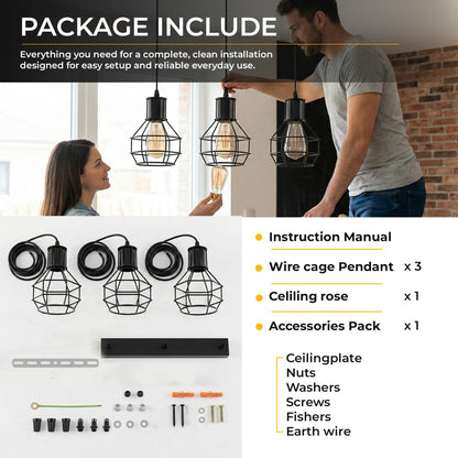 black pendant light kitchen