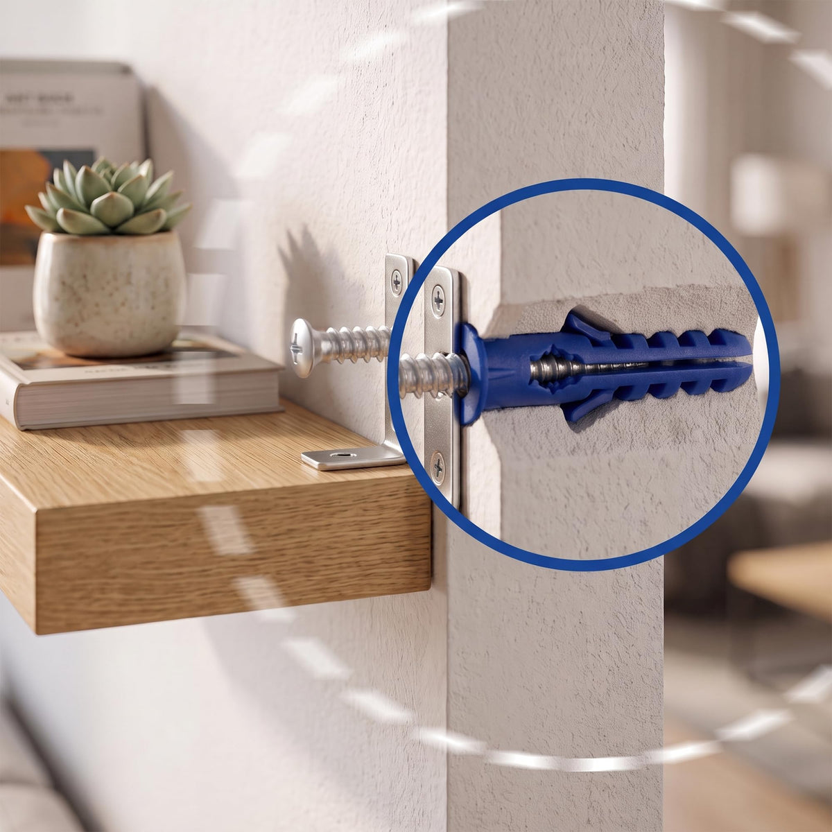 Wall Plugs and Screws Set Wall Anchors~4051