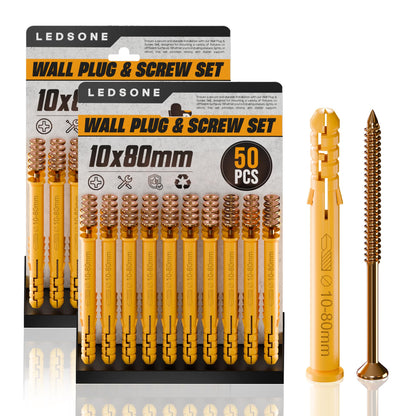 expansion wall plugs and screw