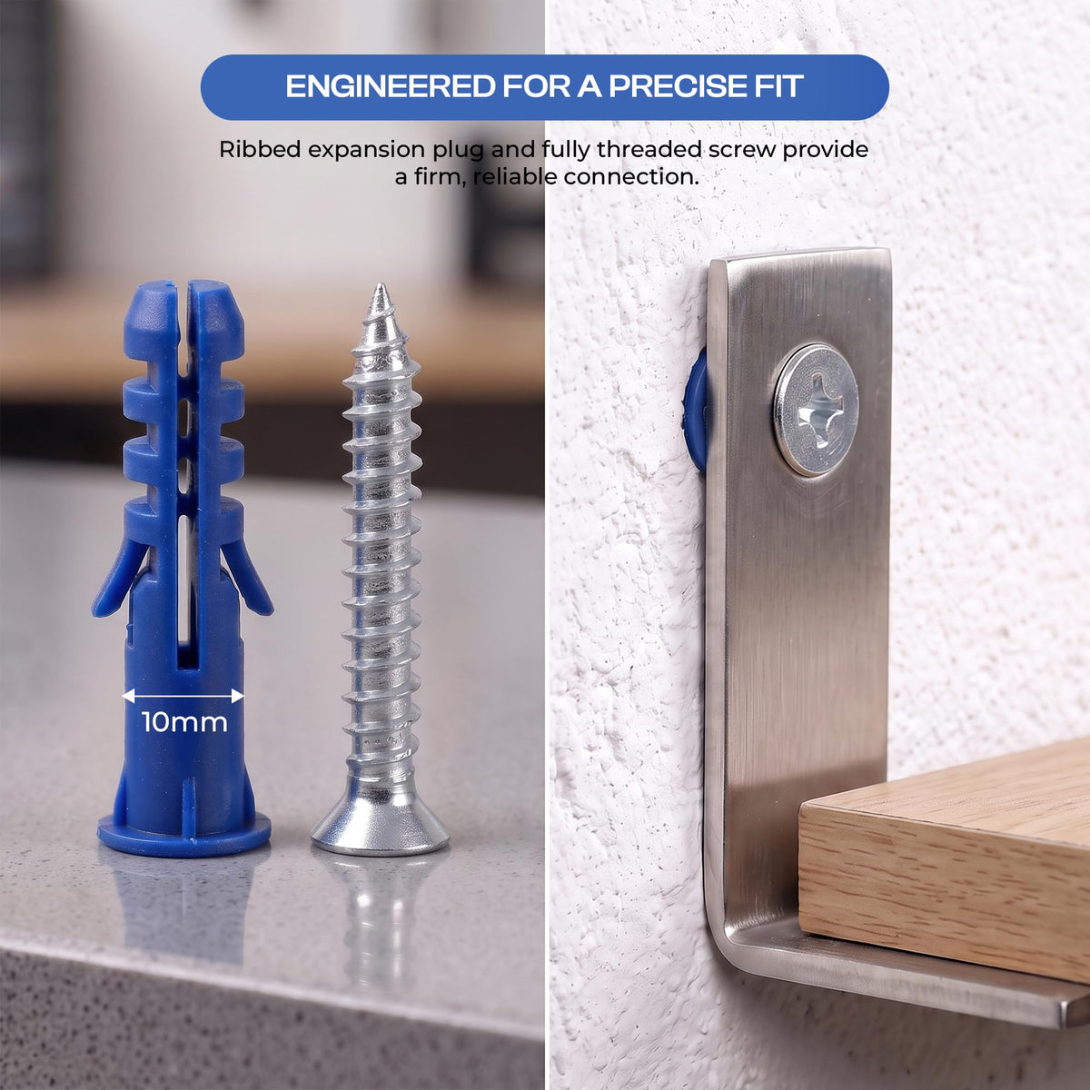 Wall Plugs and Screws Set Wall Anchors~4051
