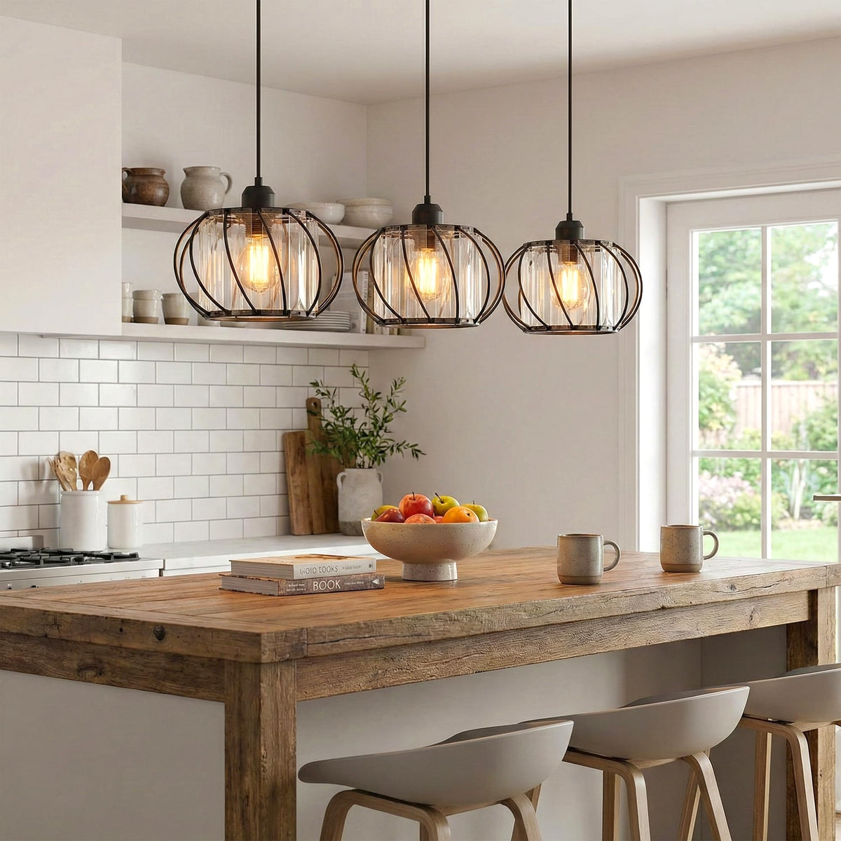 3 head hanging lamp lighting