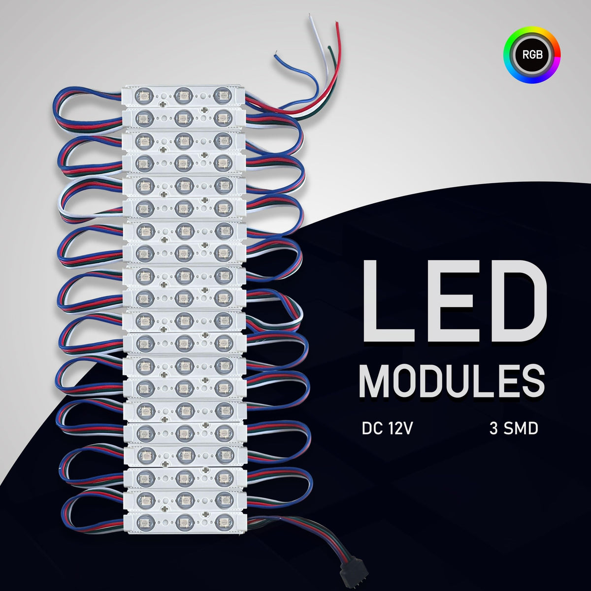 12V IP65 Waterproof LED Module 1.5W 12V Light 100/200 Pack.~4149