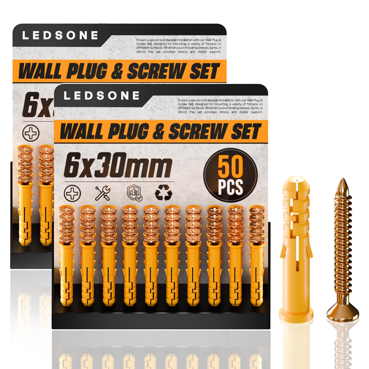 masonry wall plugs and screws