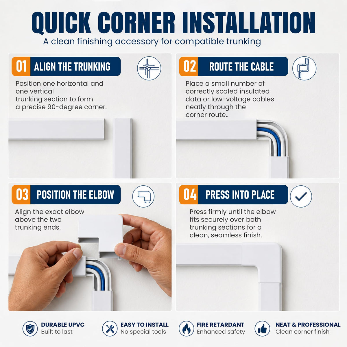 trunking raceway tee connector