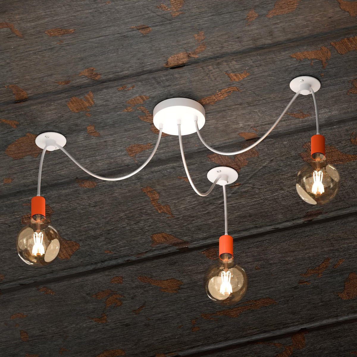 3 Head Industrial Spider Pendant Light~4098