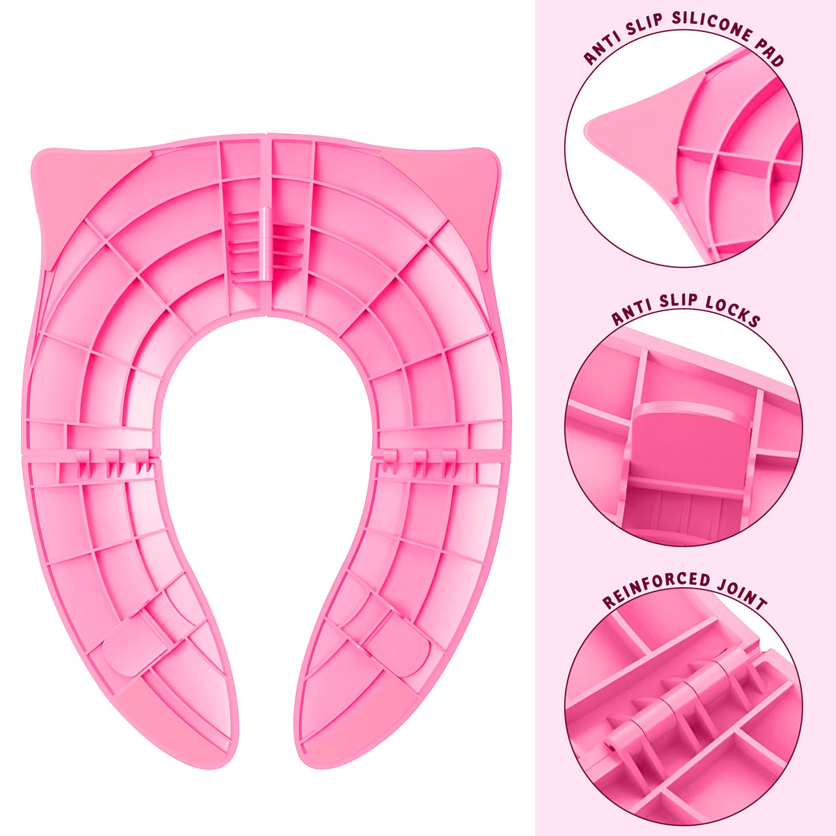 Folding Travel Toilet Trainer Seat 