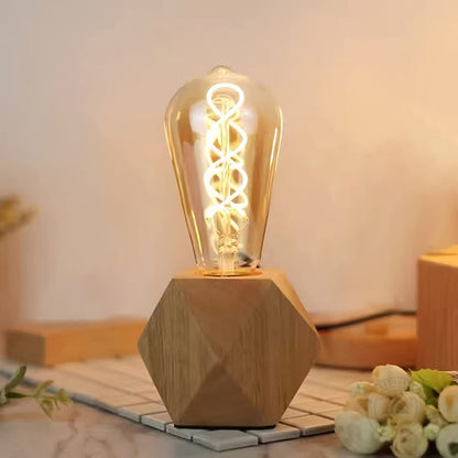Solid Wood Table Lamp Light