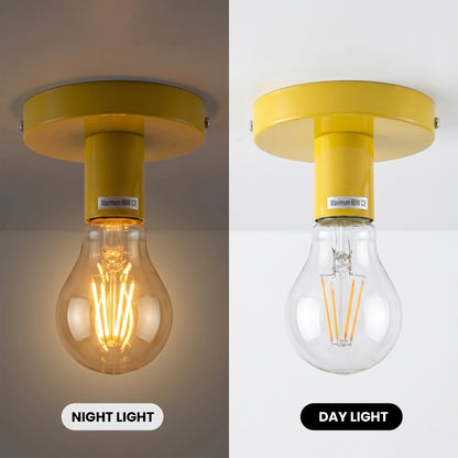 Vintage semi flush mount ceiling light