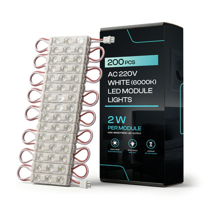 12V Cool White LED Module Light  IP65 10/20/50/100/200 Pack~4167