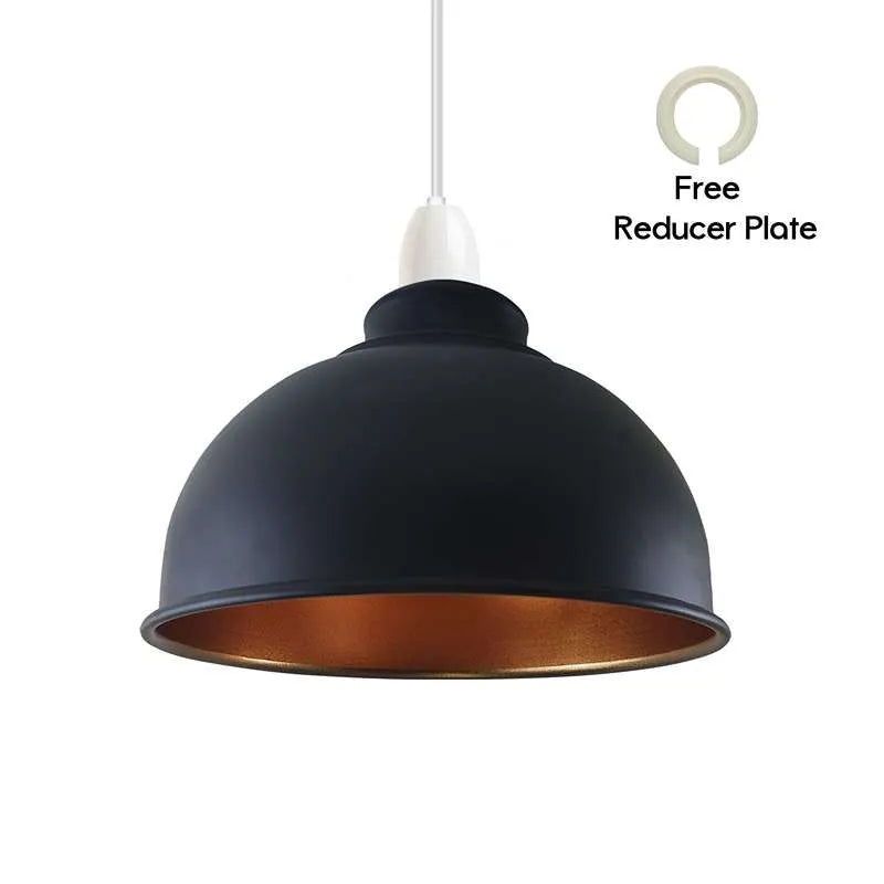 210mm Easy Fit Metal Curvy Lampshade Wall Lamp Ceiling Lamp~2673