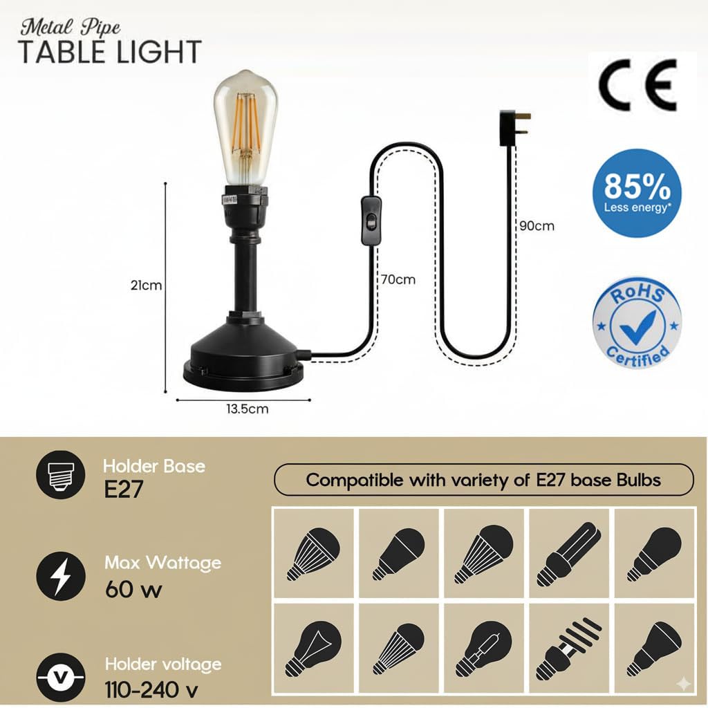 Black Table Lamp