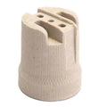 E27 Bulb Holder Edison Screw White Ceramic Porcelain Lamp holder~3236 - Vintagelite
