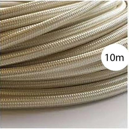 Vintage Fabric 3 Core Round Italian Braided Cable 0.75mm~3329