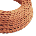3 Core Vintage Twisted Fabric Electrical Cable~1034 - Vintagelite