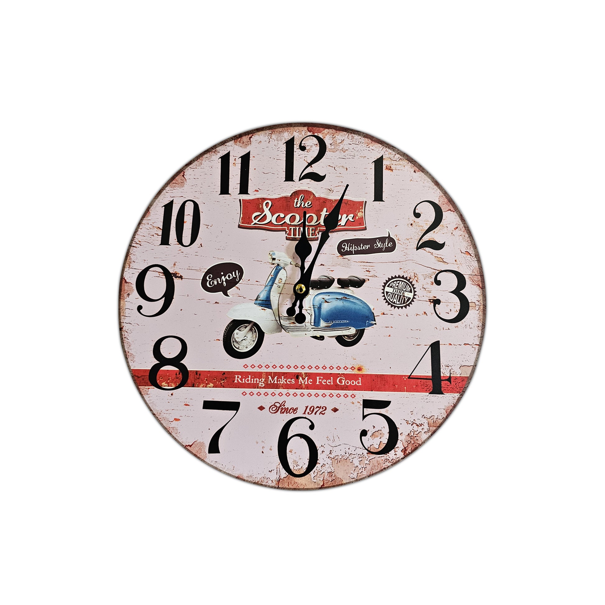 Ticking Wall Clock