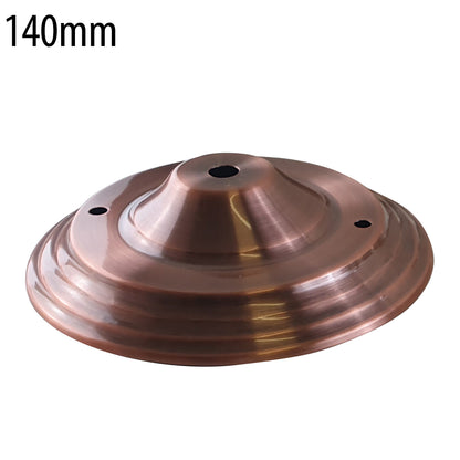 140 mm Single Outlet Drop Metal Front Fitting Ceiling Rose  ~ 1178