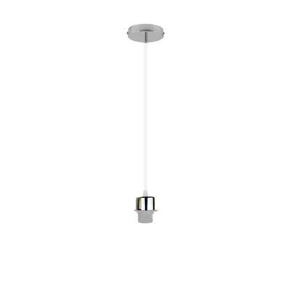 Hanging Ceiling Pendant Light E27 Lamp Holder With PVC Cable ~3446